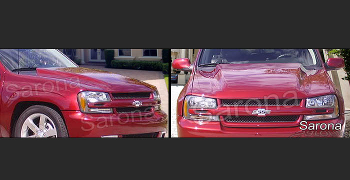 Custom Chevy Trailblazer Hood  SUV/SAV/Crossover (2002 - 2009) - $1080.00 (Manufacturer Sarona, Part #CH-007-HD)